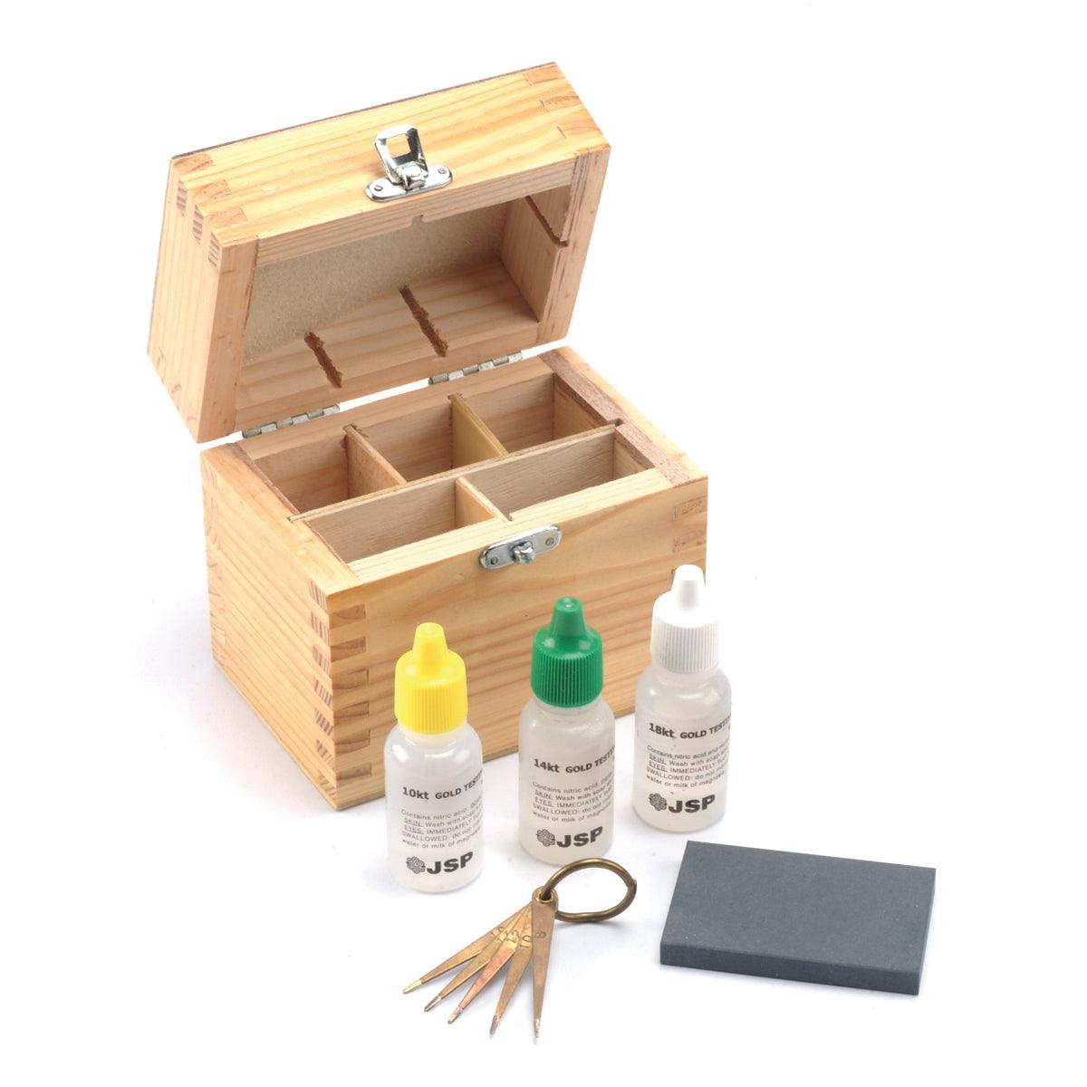 ToolTreaux 14K Gold Testing Kit with Acid, Gold Testing Stone, 3PC