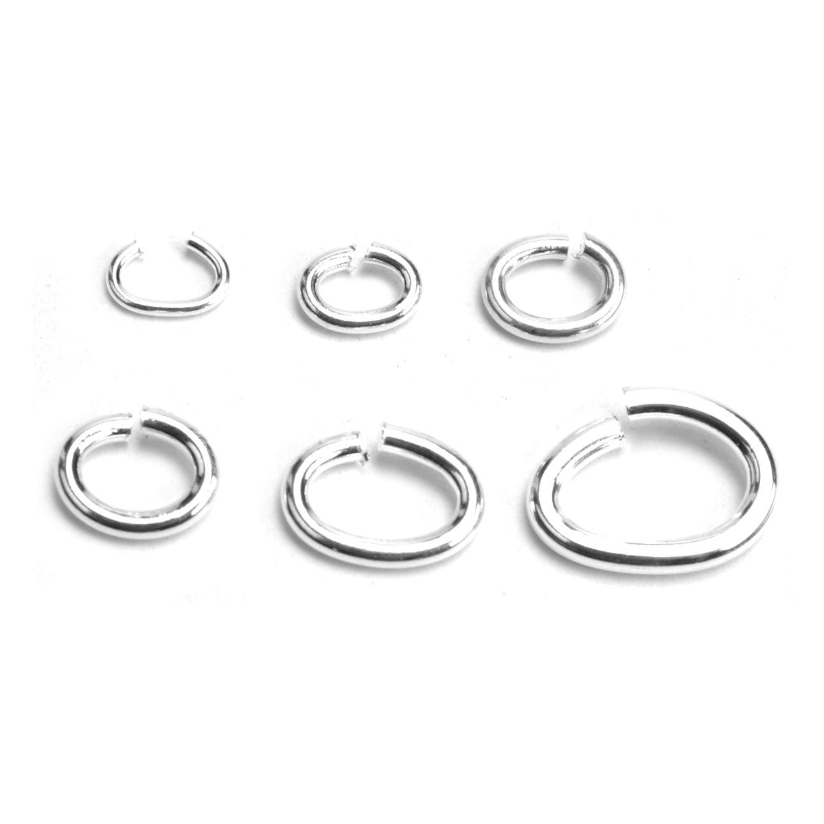 Sterling Silver Jump Ring, Round, Soldered - 7mm, 20.5-gauge (10 Pieces)