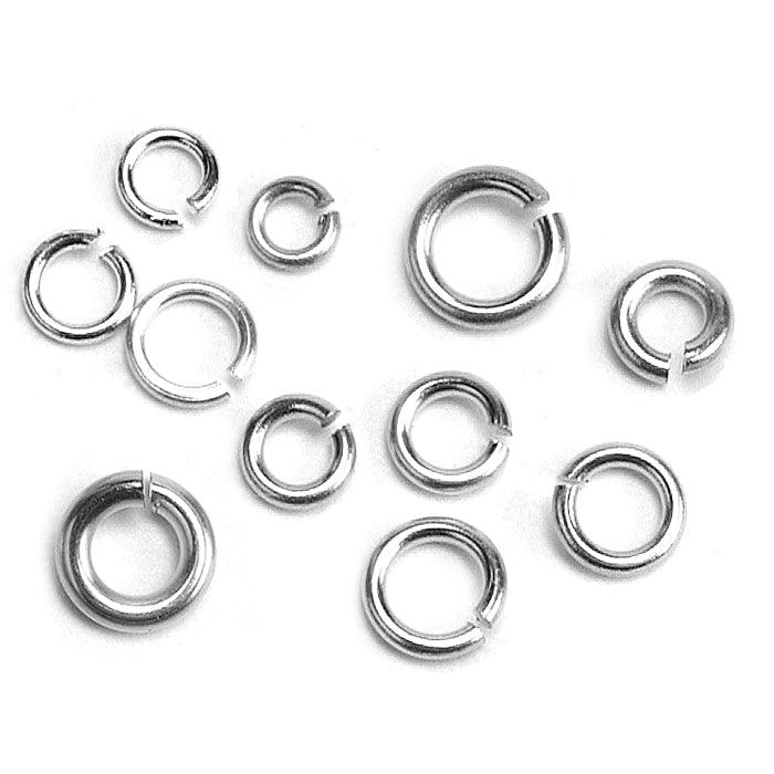 O-ring 10mm/6,5mm silver colored plated