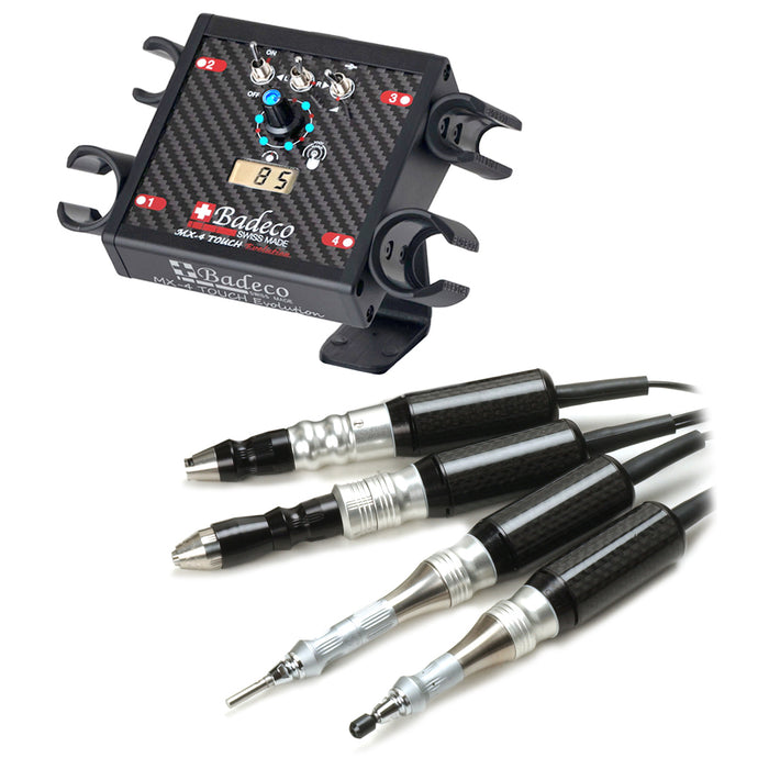 Micromotor Badeco MX-4 Touch Evolution con 4 piezas de mano