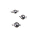 14KW Polished Smooth Plain Ball Clasps - Otto Frei