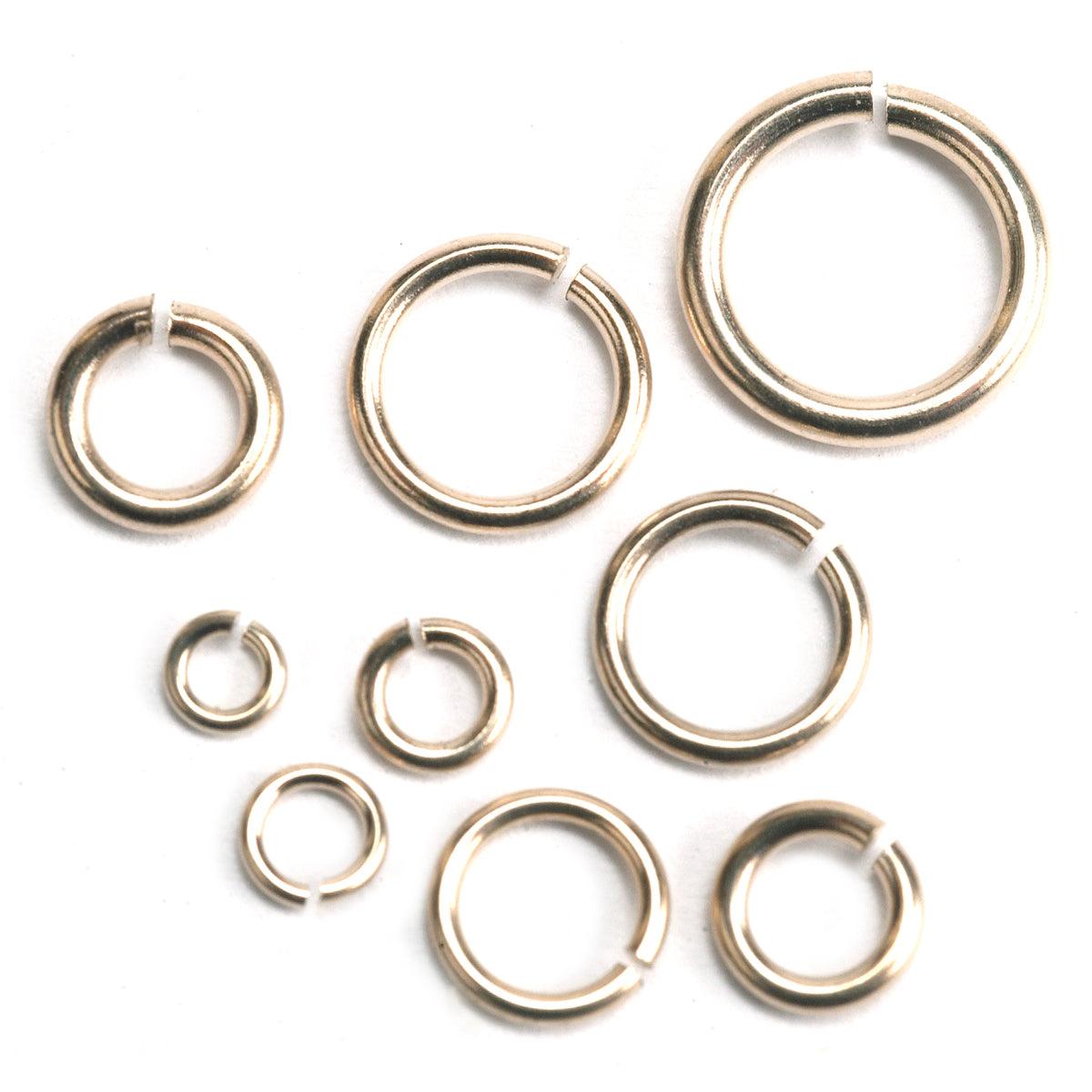 14KW Round Click & Lock Jump Rings-Sold by the Piece | OttoFrei.com ...