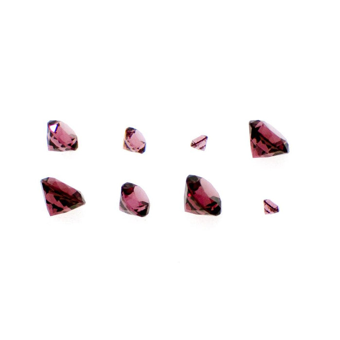 Closeout-Round Swarovski Gemstones™ Genuine Faceted Rhodolite Garnet - Otto Frei