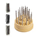 Fox Carbide Cone Square Cross Cut-Cylinder Square Cross Cut-Cylinder Square Plain Kit-19 Pieces - Otto Frei