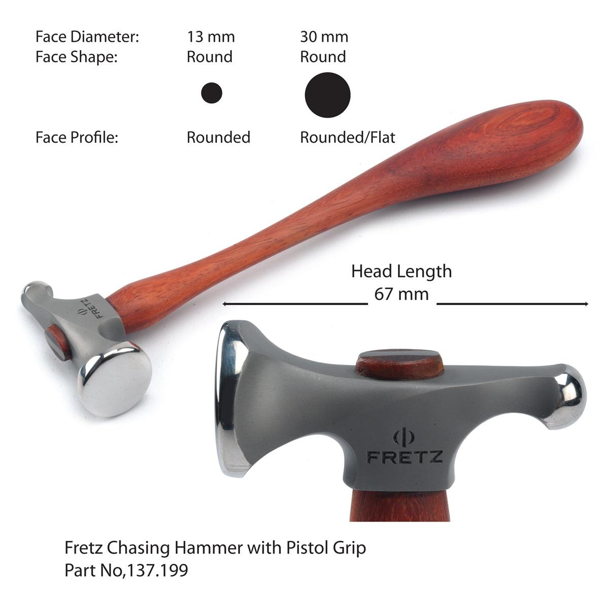 Stainless Steel Chasing Hammer - Findings Outlet