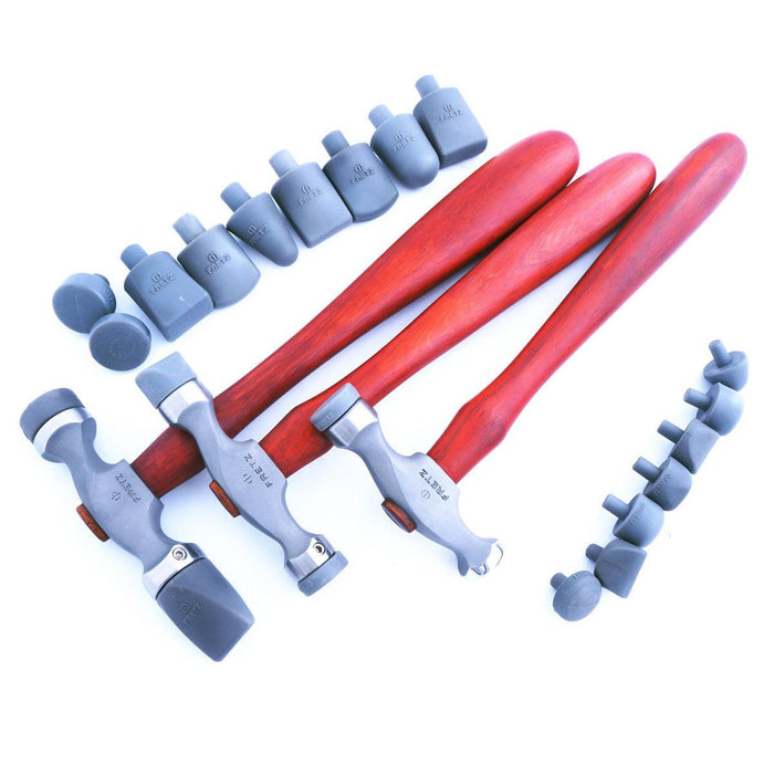 Fretz Plastic Insert Hammers Set Of 3 - Otto Frei