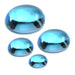 Oval Swiss Blue Topaz Cabochon - Otto Frei