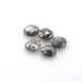 Pack-5 Rock Deco Natural Rose Cut Diamonds-2mm Grey - Otto Frei