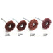 Packs of 3-Satinmaster 1" Satin Finishing Buffs-Extra Fine, Fine, Medium & Coarse - Otto Frei