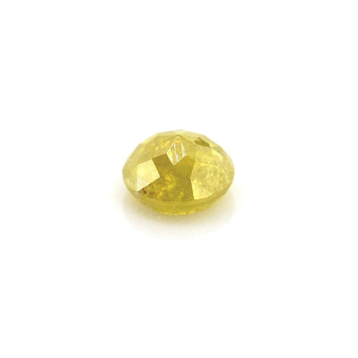 Rock Deco Natural Rose Cut Diamonds-4mm Yellow - Otto Frei