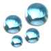 Round Swiss Blue Topaz Cabochon - Otto Frei