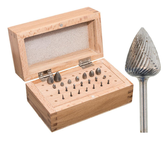 Spearhead High Speed Steel Bud Bur Master Kit of 23 Pieces - Otto Frei