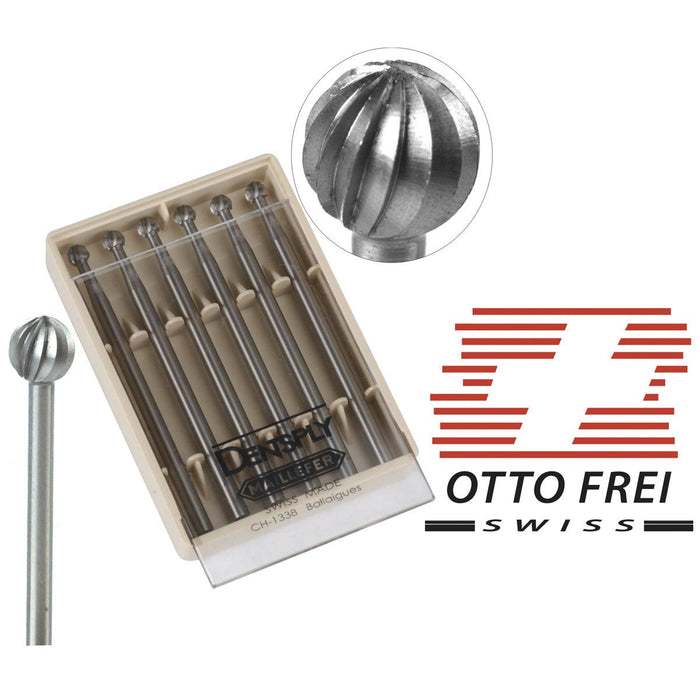 Swiss Fig. 1 Ball Burs 0.50mm-3.70mm - Otto Frei