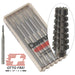 Swiss Fig. 38 Cone Square Cross Cut Burs .60mm-2.50mm - Otto Frei